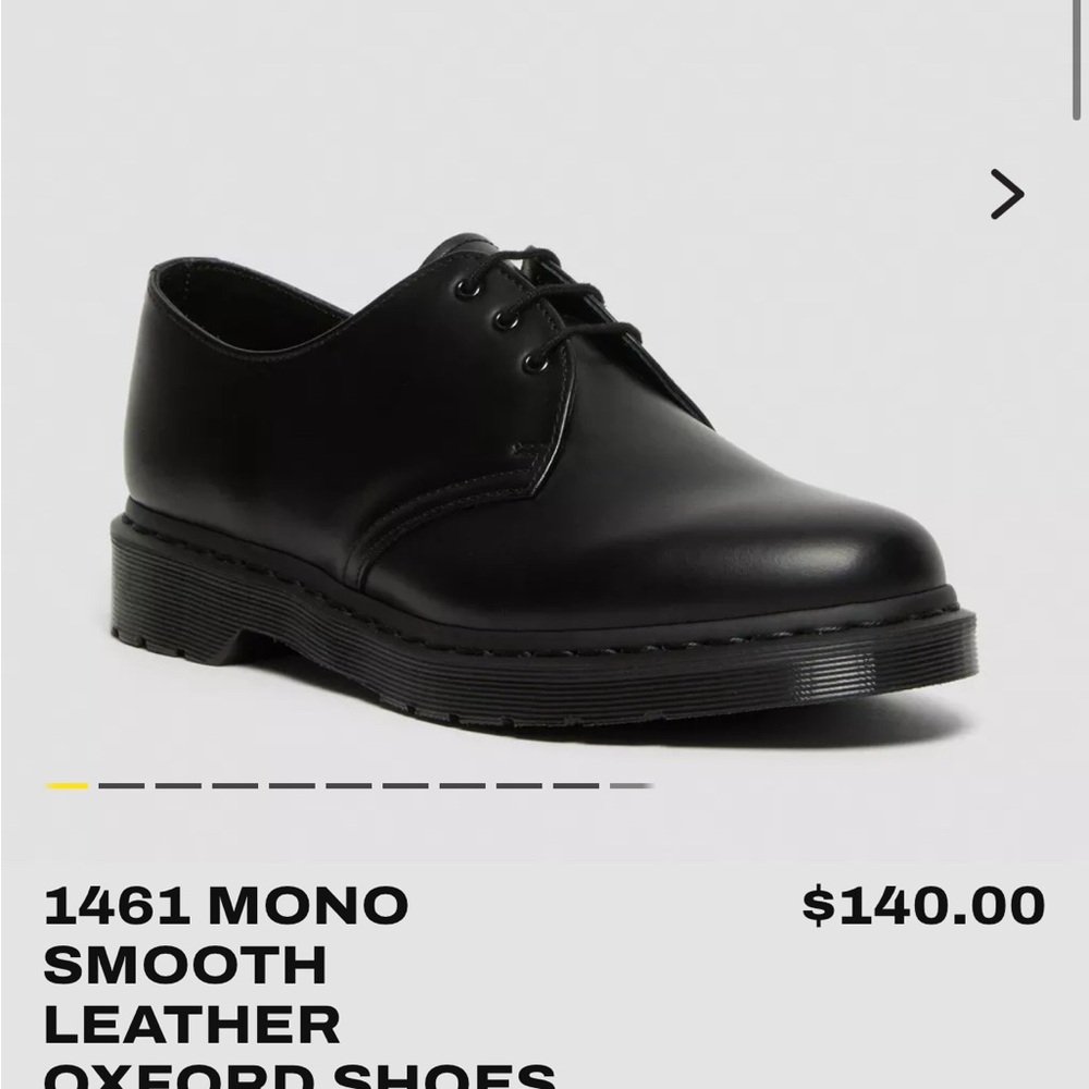Dr. Martens 1461 Smooth Leather Oxfords - Black
